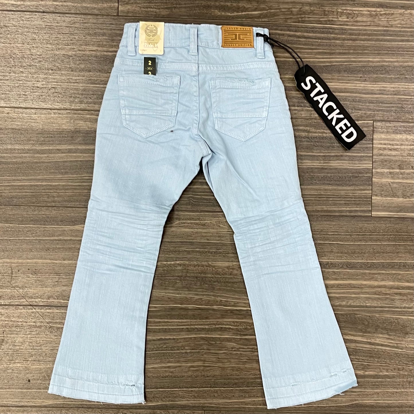 Sky Blue Stacked Jean