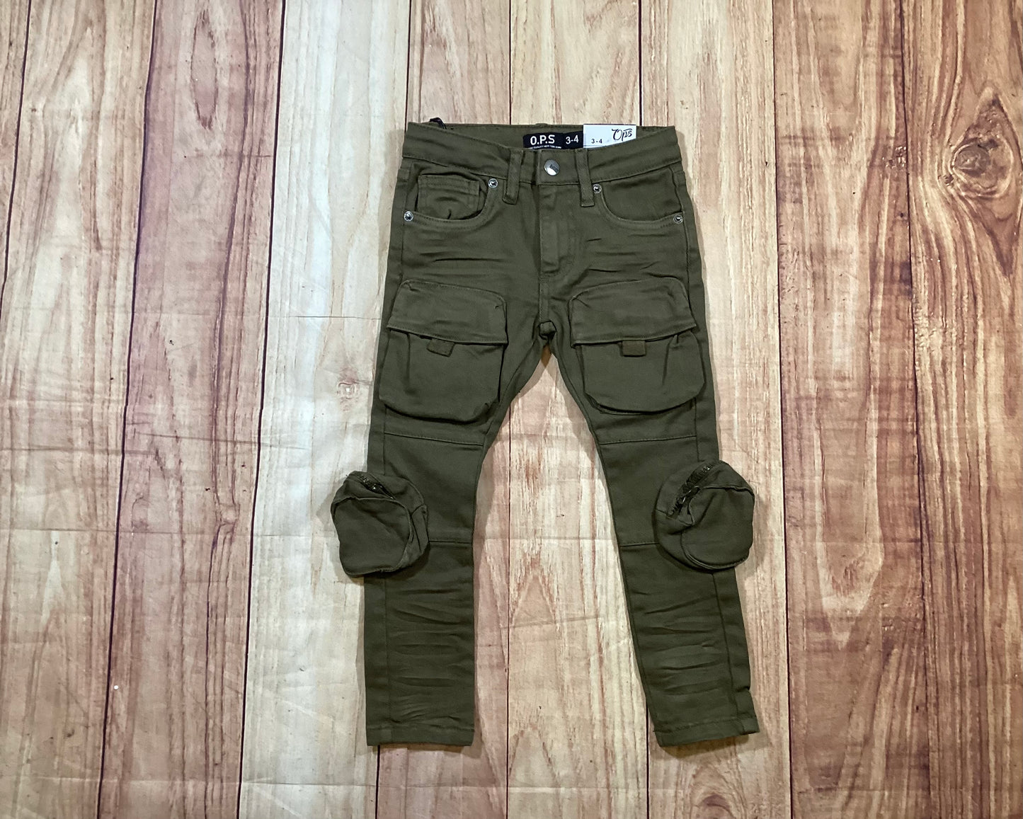 Cargo Jean w/Zipper Pocket