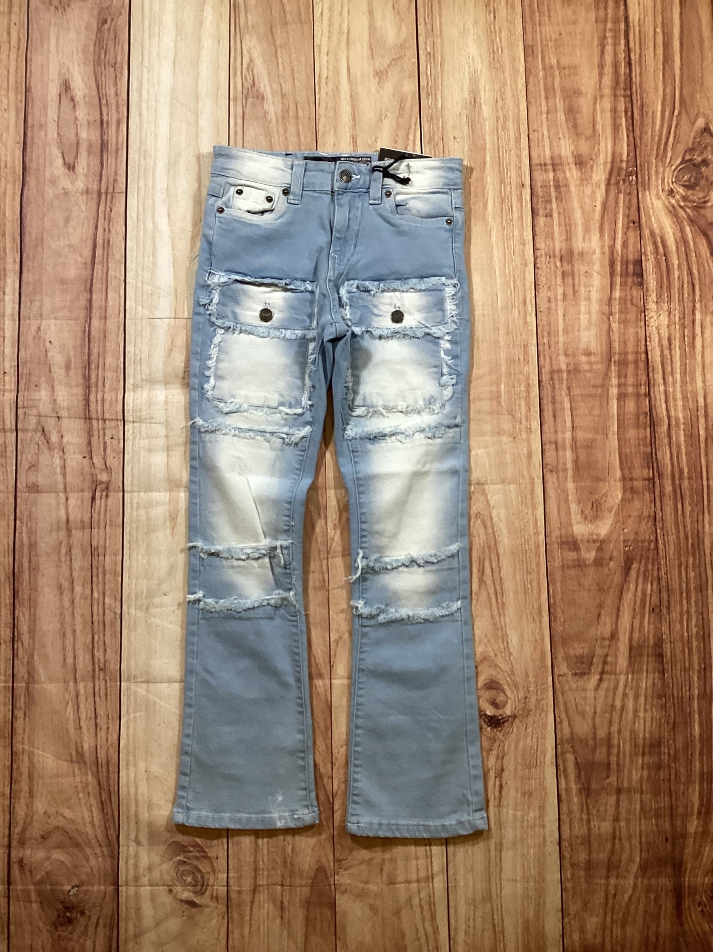 Stacked Denim w/ Front Pocket