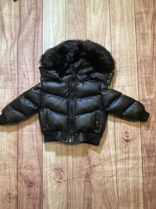 JC Black Puff Coat