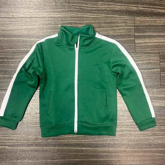 Green/White Track Jacket