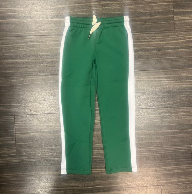 Green/White Track Pants