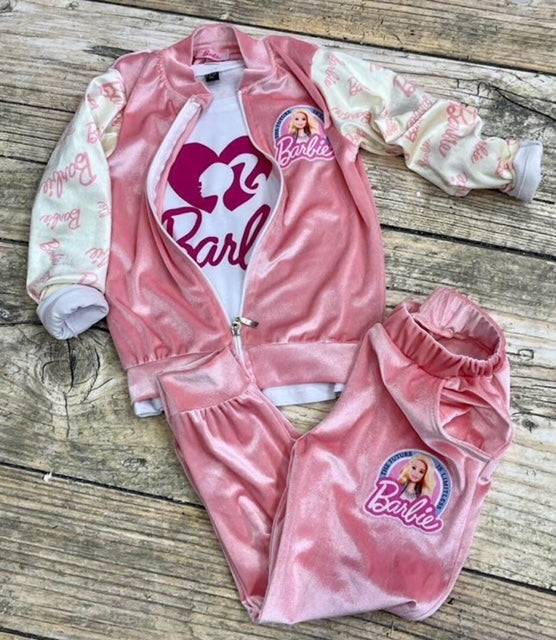 Barbie Velour Jogger Set