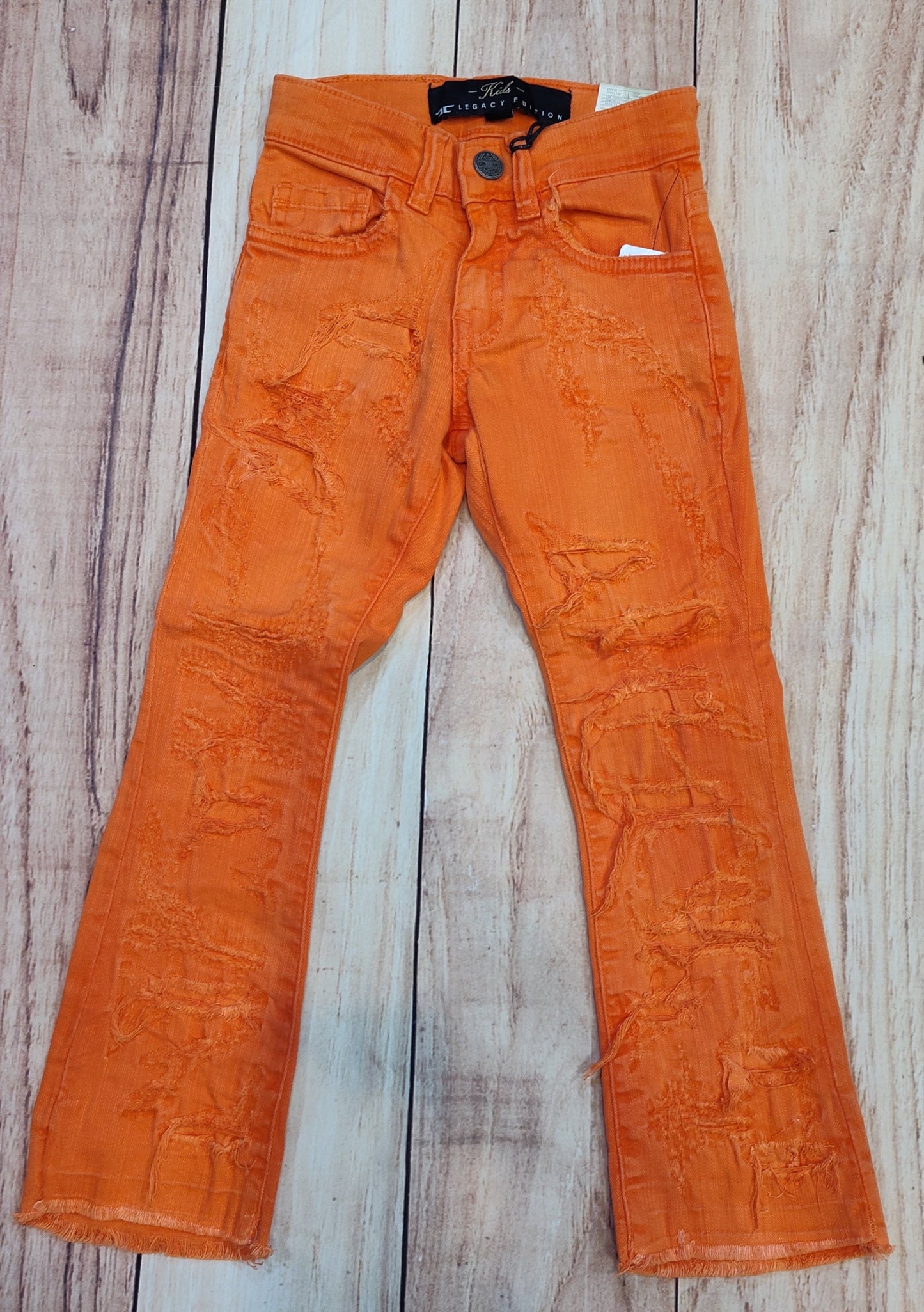 Creamsicle Orange Stack Jean