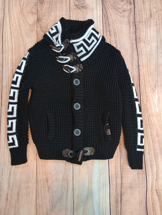 Ecru Black Sweater