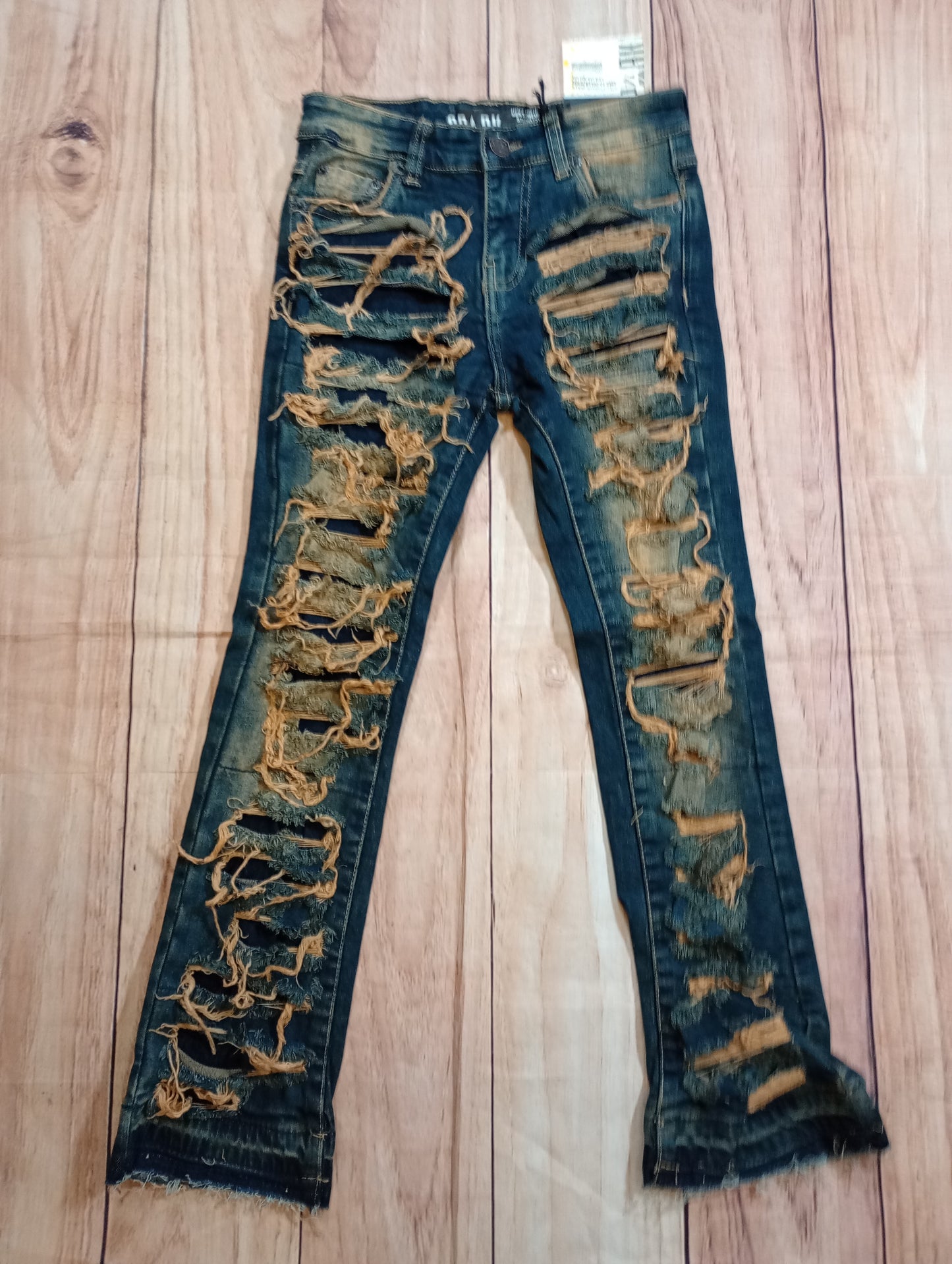 Kids  Stacked Jeans