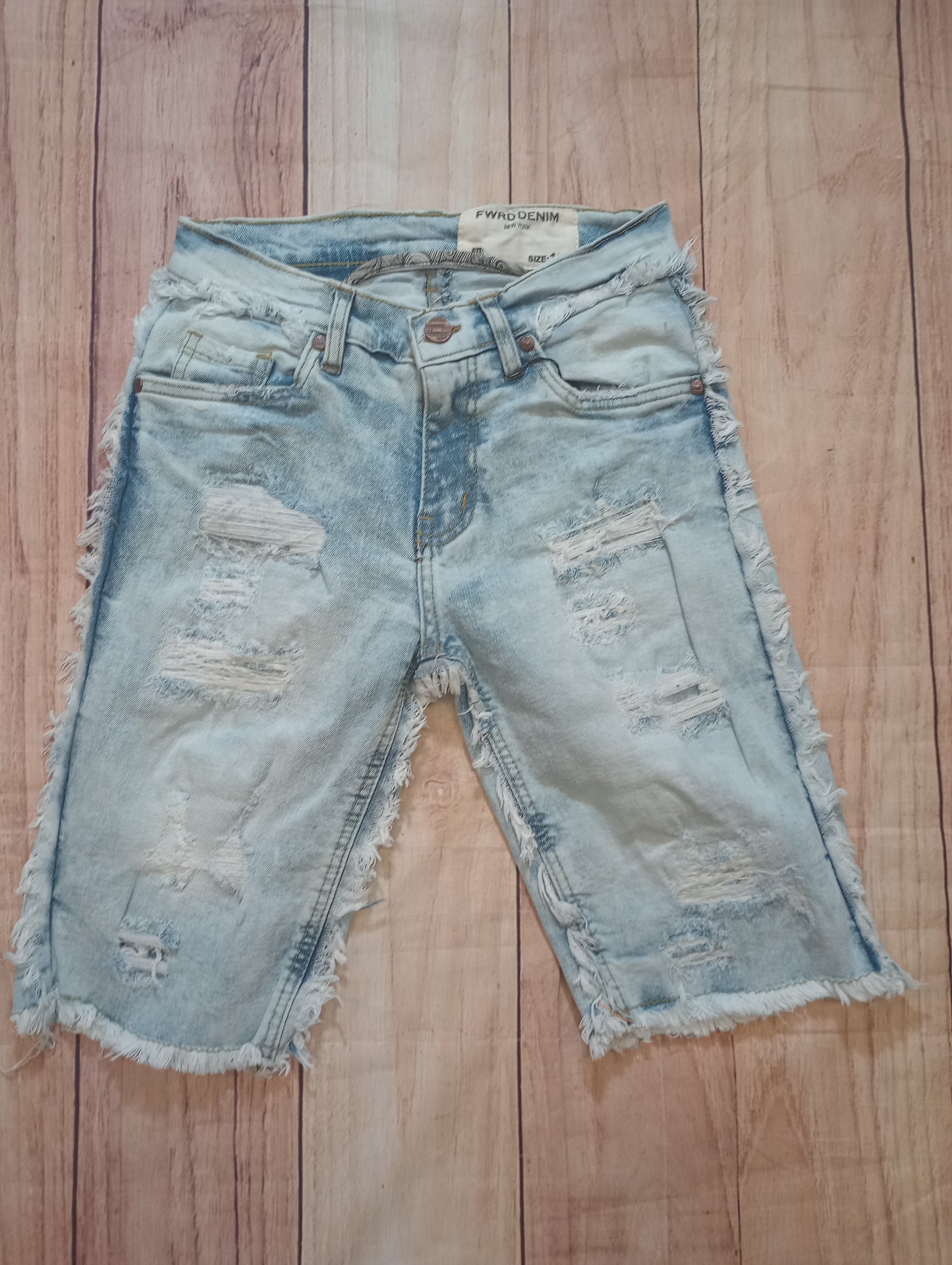 Washed Rippled Shorts