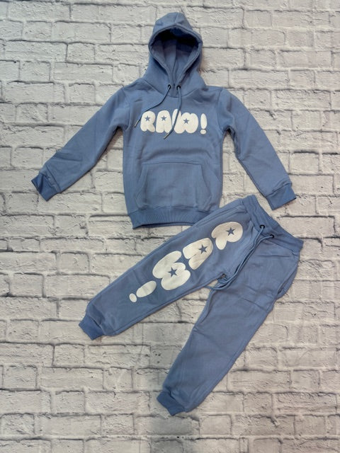 Raw Stars Puff Print Jogger Set