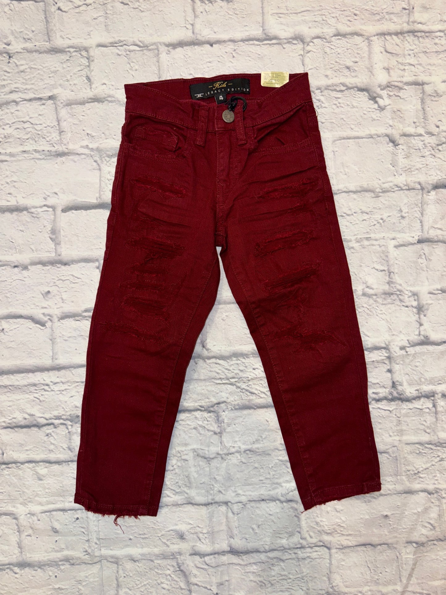 JC Burgundy Reg Jeans