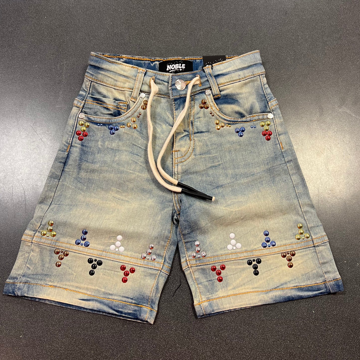 Outer Space Denim Shorts