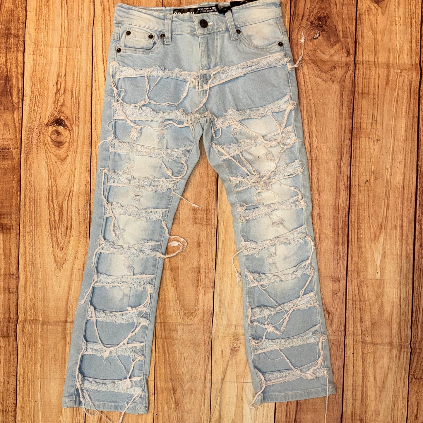 Kids Stacked Jeans