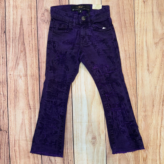 Purple JC Stacked Jeans