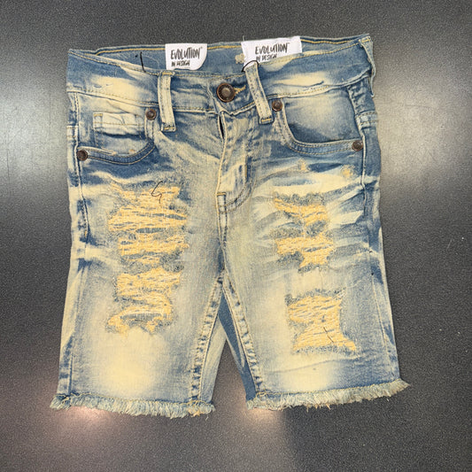 Tan Tint Threaded Shorts