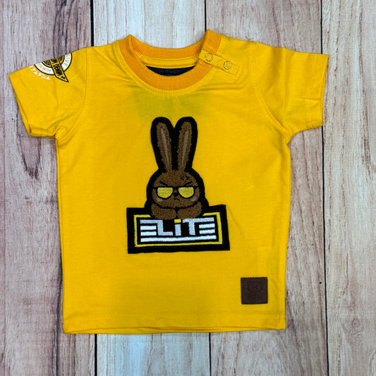 Elite Bunny Infant T-Shirt - Yellow