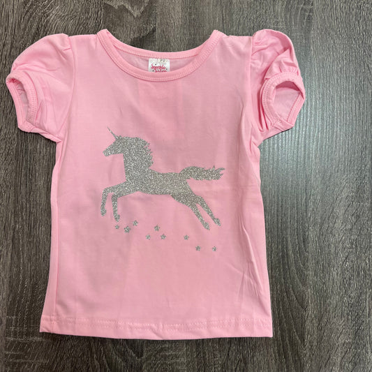 Silver Color Unicorn-T shirt