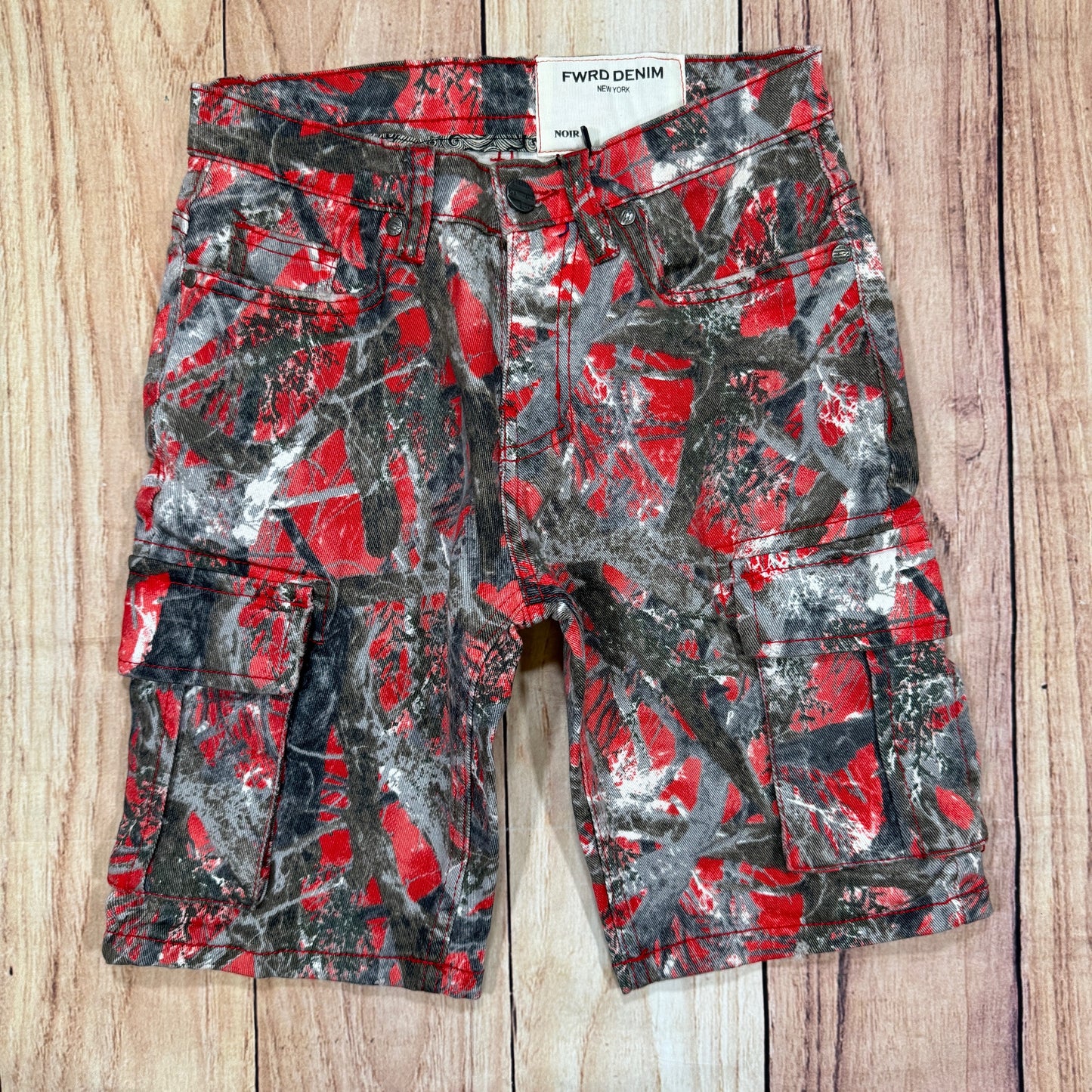 Red Camo Shorts