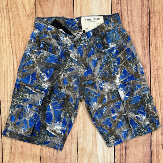 Blue Camo Shorts