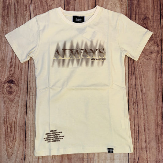 Always Rhinestone T-Shirt - Tan/Brown
