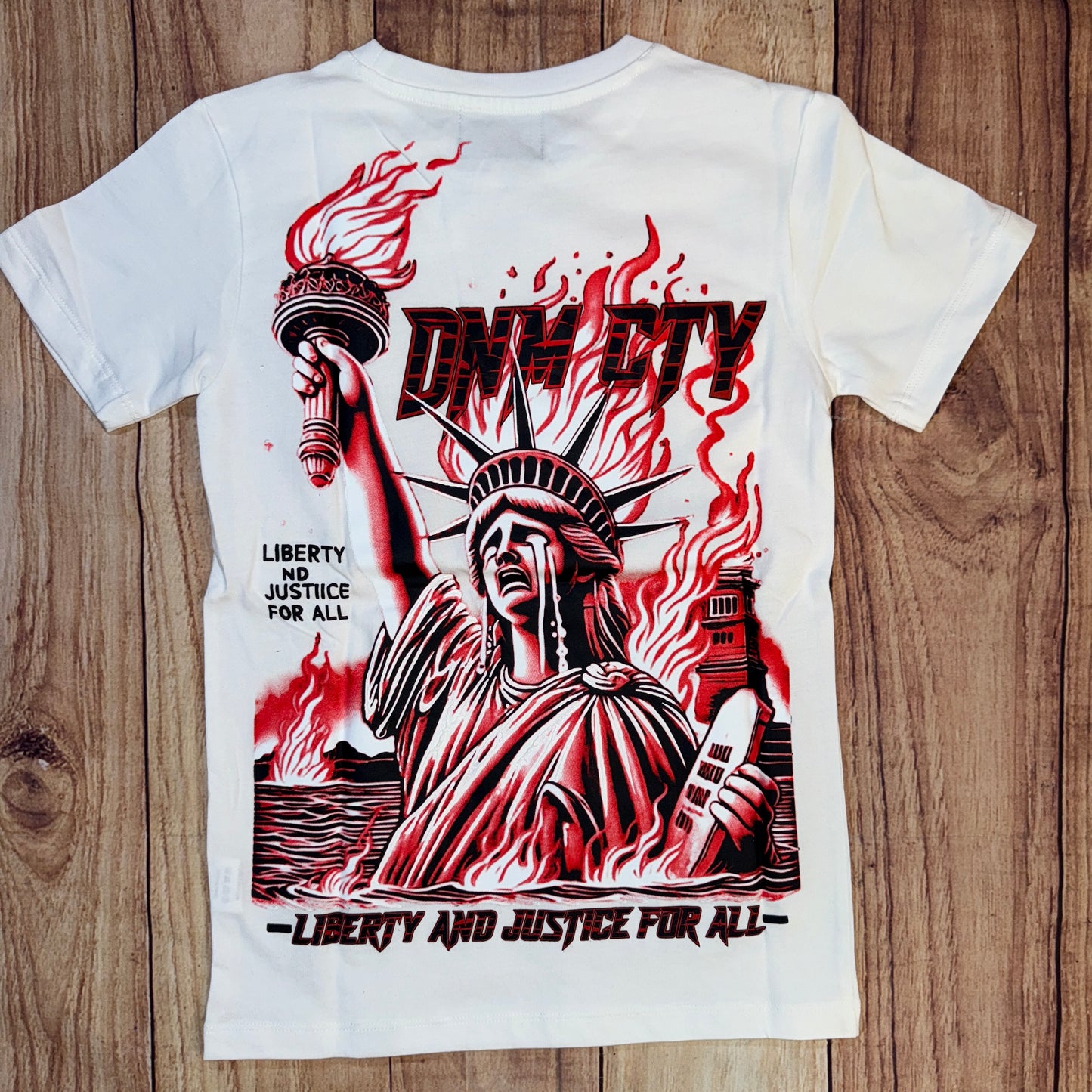 Liberty T-Shirt - White/Red