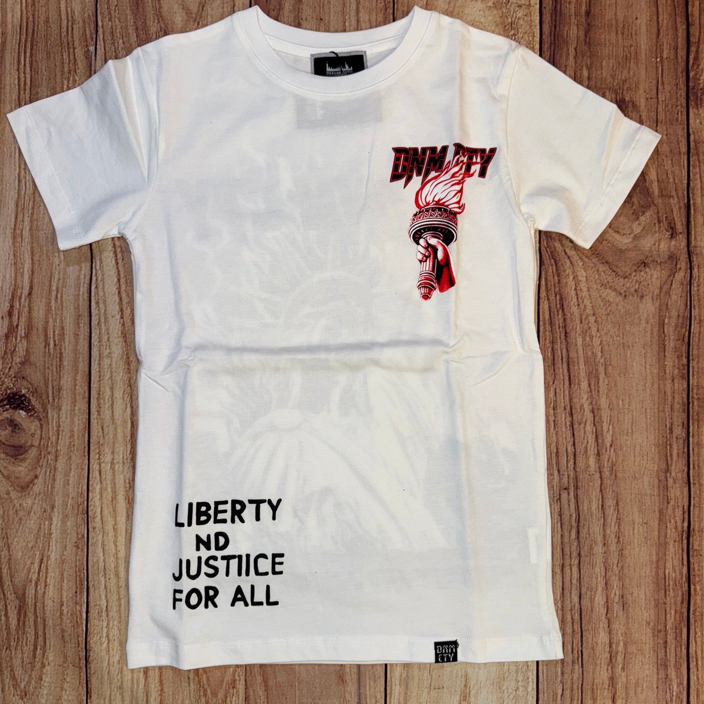 Liberty T-Shirt - White/Red