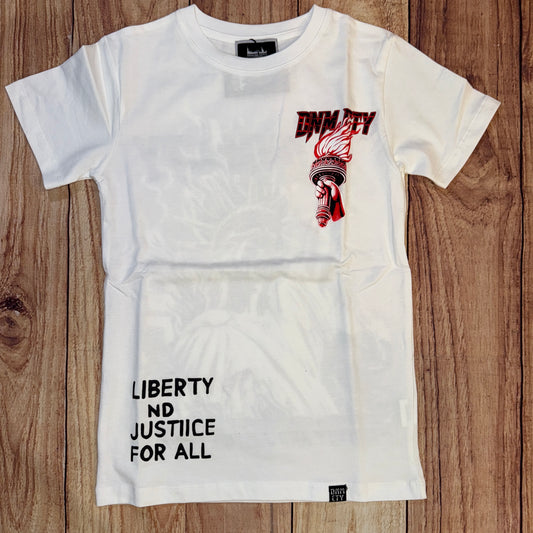 Liberty T-Shirt - White/Red
