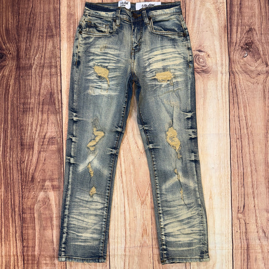 Lt Tint Slim Straight Jeans EV330245