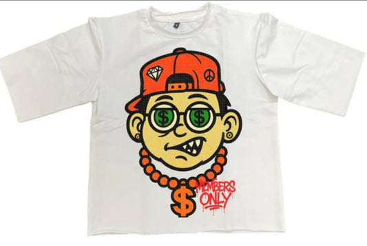 M.O. Money Shades Crop Shirt