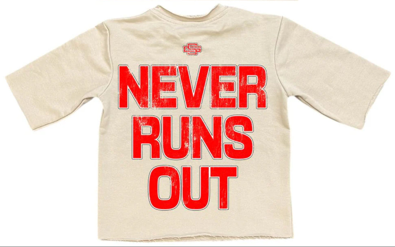 Never Runs Out Crop Shirt