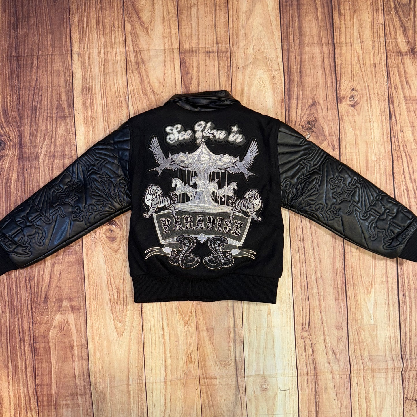 SYIP Varsity Jacket 91667 - Black