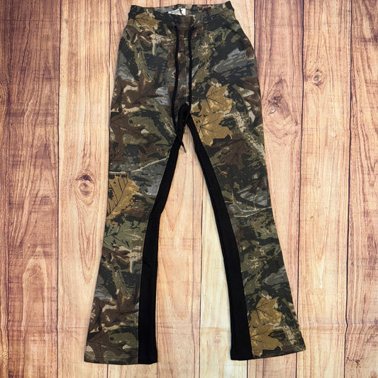 FD Dark Camo Stacked Joggers