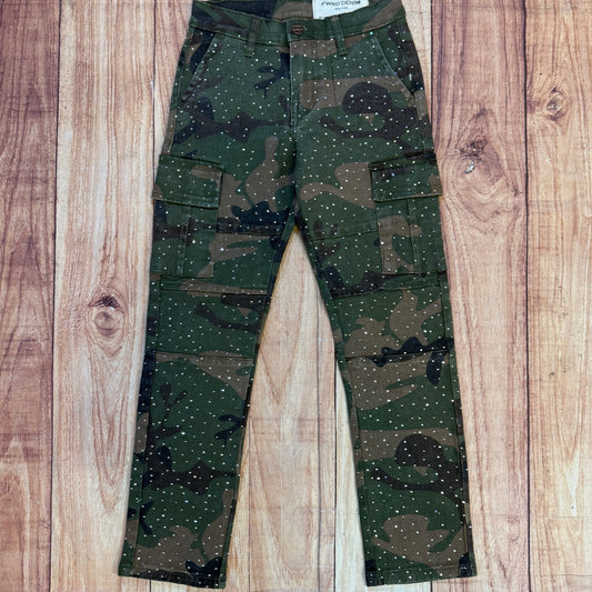 Camo Rhinestone Jeans