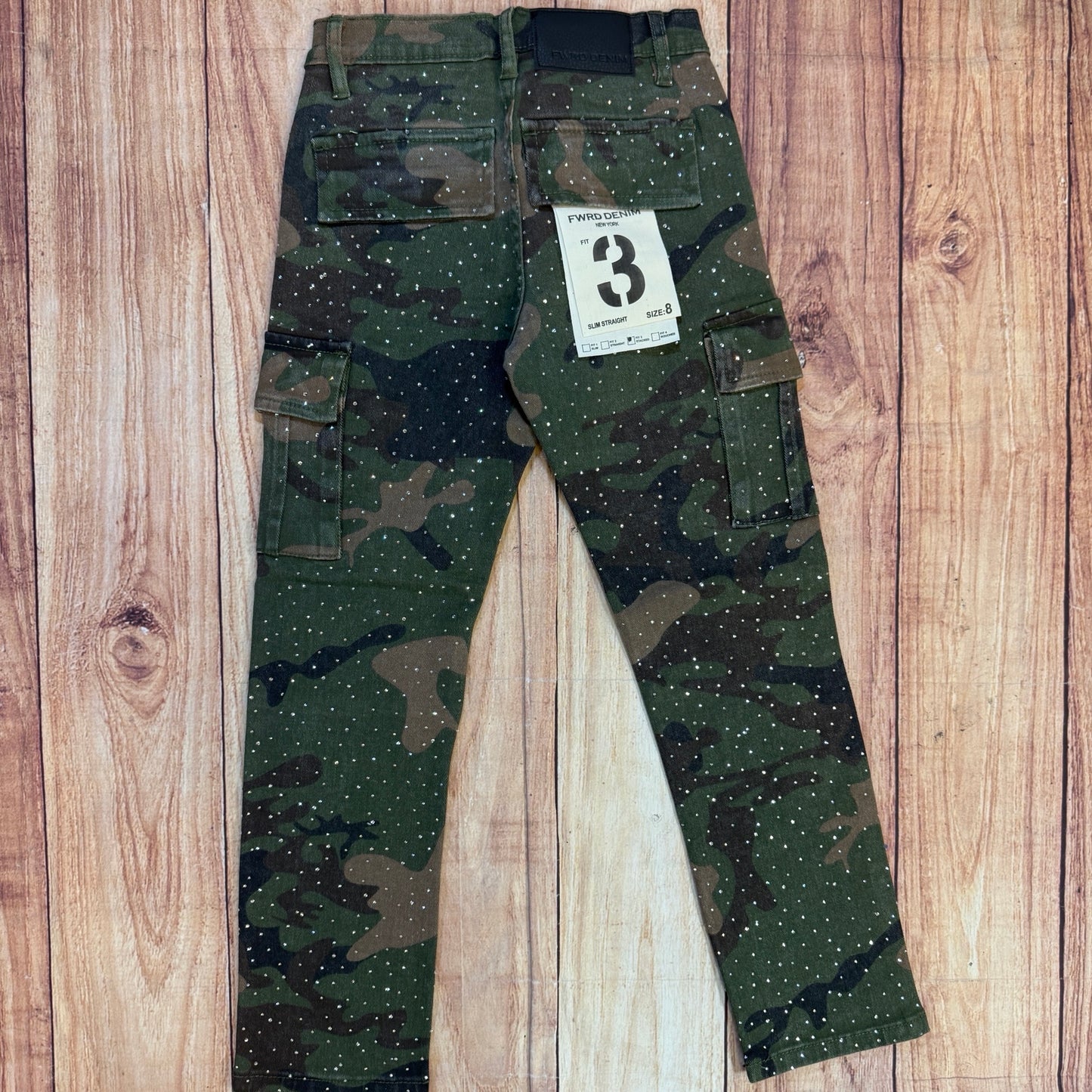 Camo Rhinestone Jeans