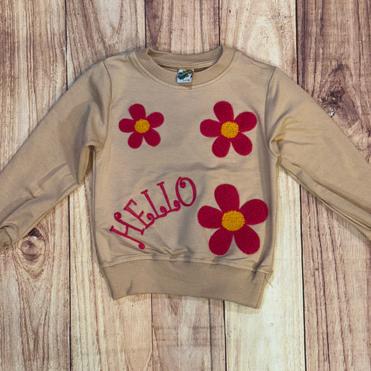 Hello Flower Sweatshirt