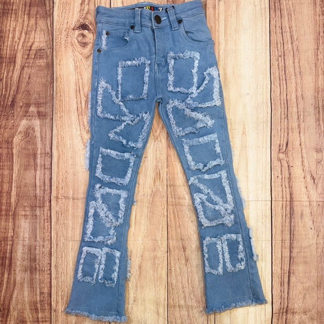ST500 Girls Stacked Jeans