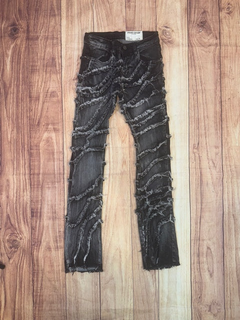 Fwd Wash Ripple Stacked Jeans