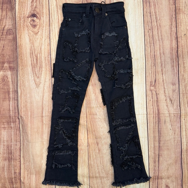 ST500 Girls Stacked Jeans