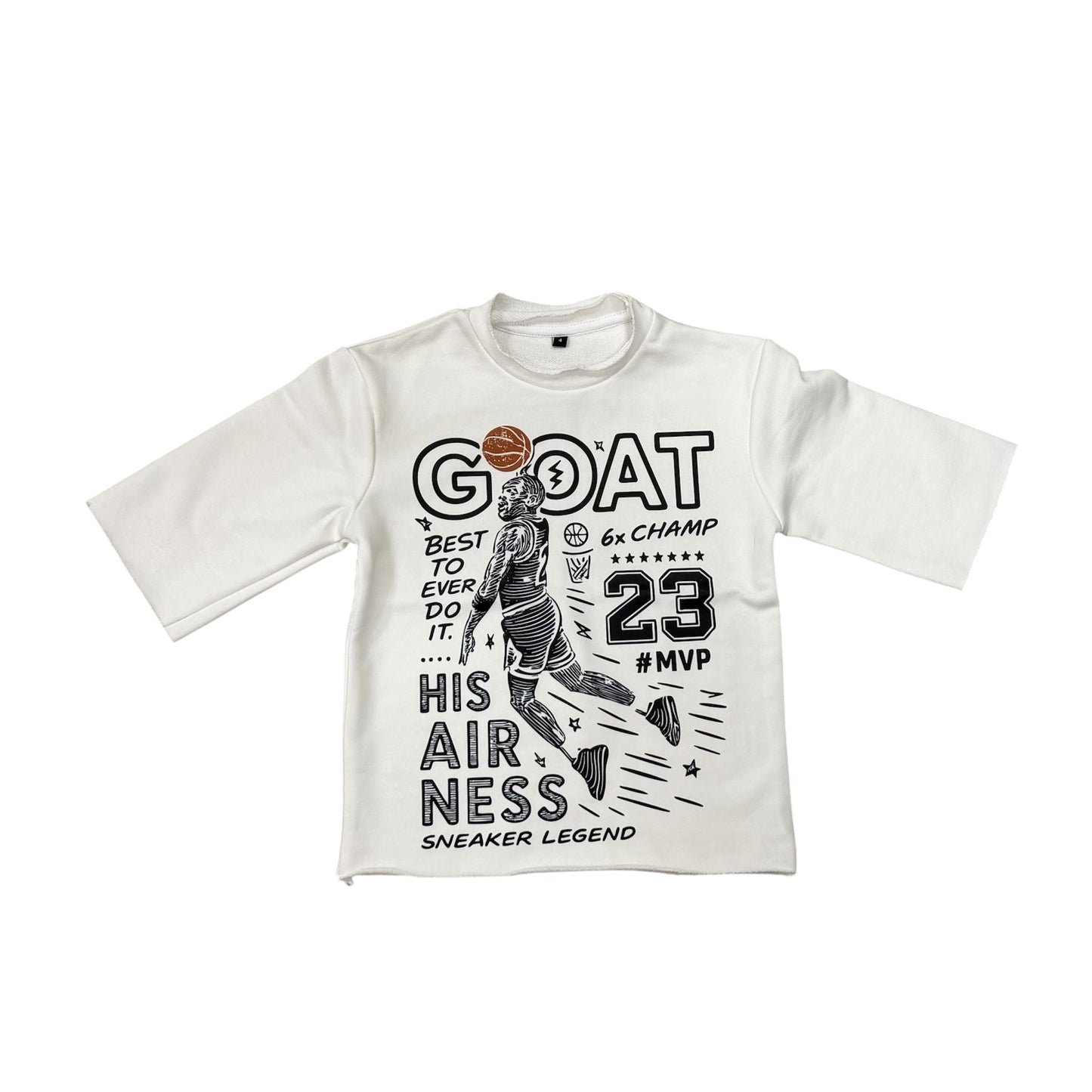 G O A T crop top