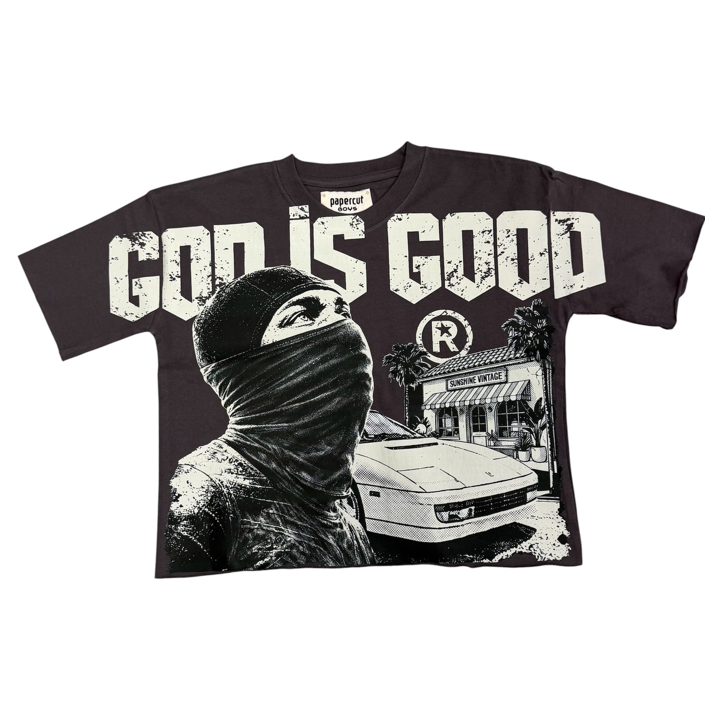 God is good crop t-shirt