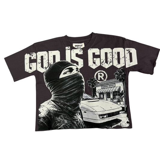 God is good crop t-shirt
