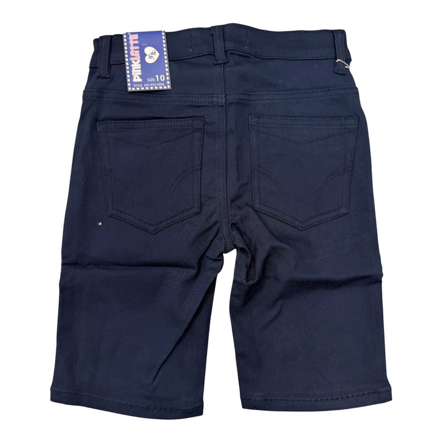 Stretch mid thigh shorts