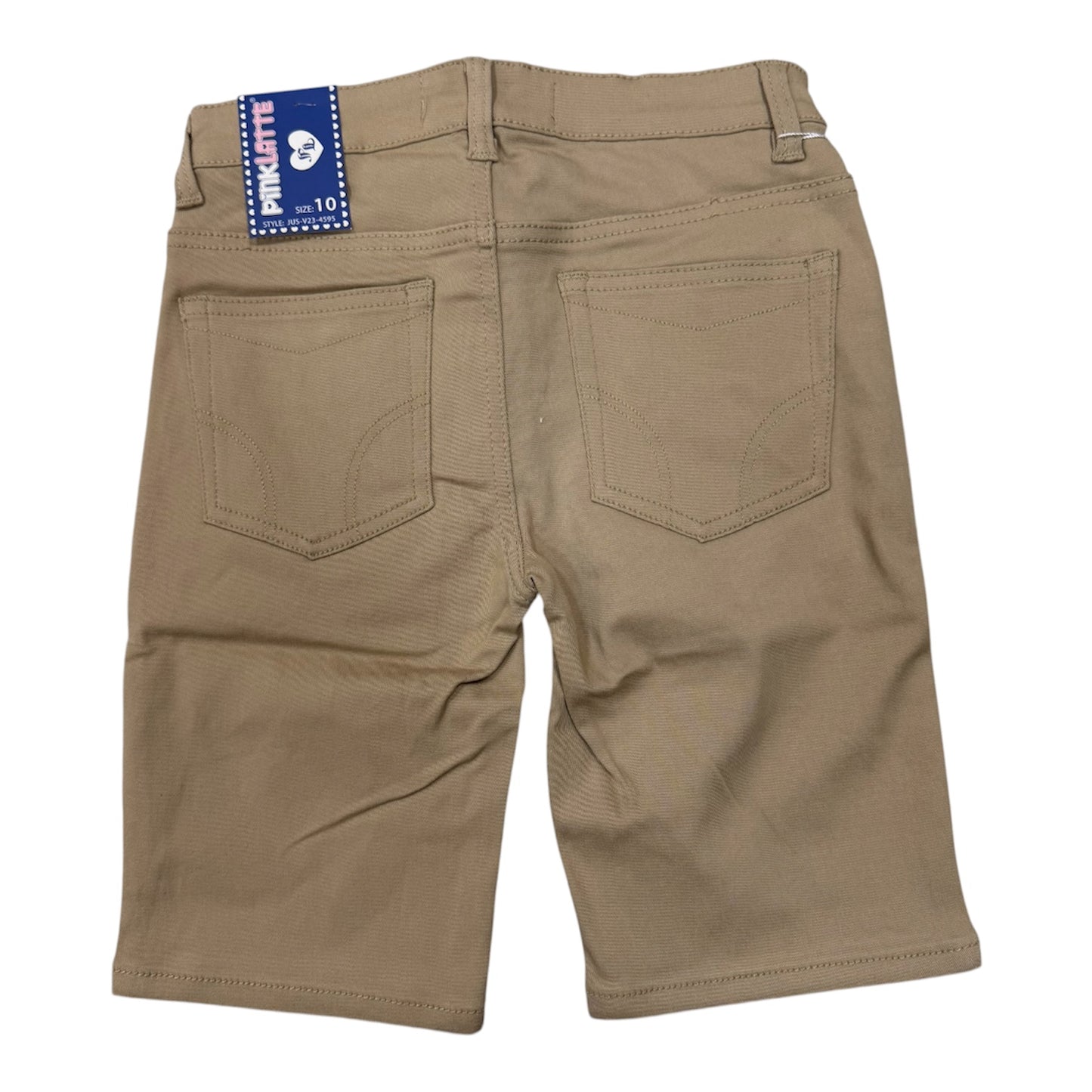 Stretch mid thigh shorts