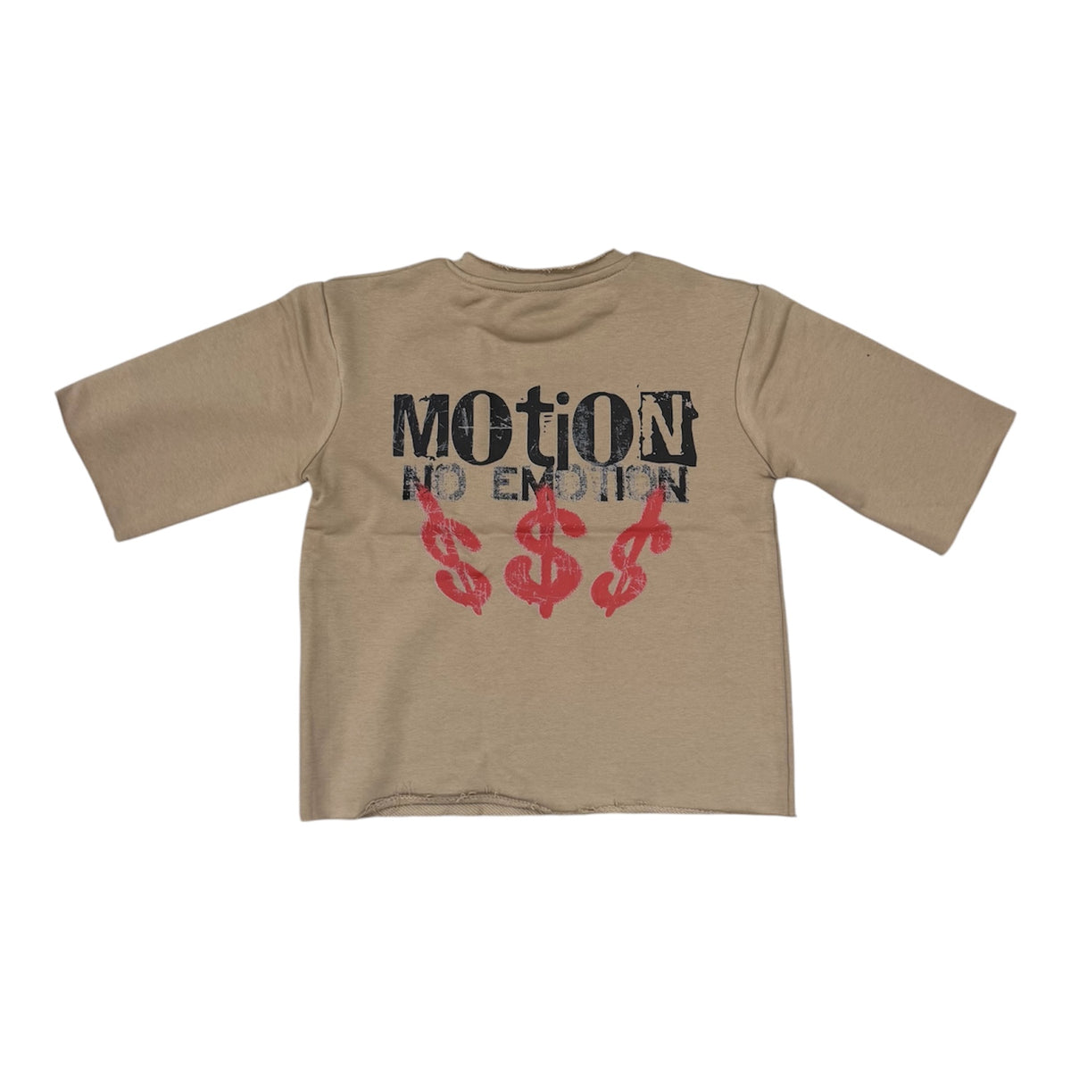 Motion Self Love Crop Shirt - Khaki