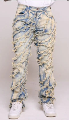 Stacked Jagged Jeans