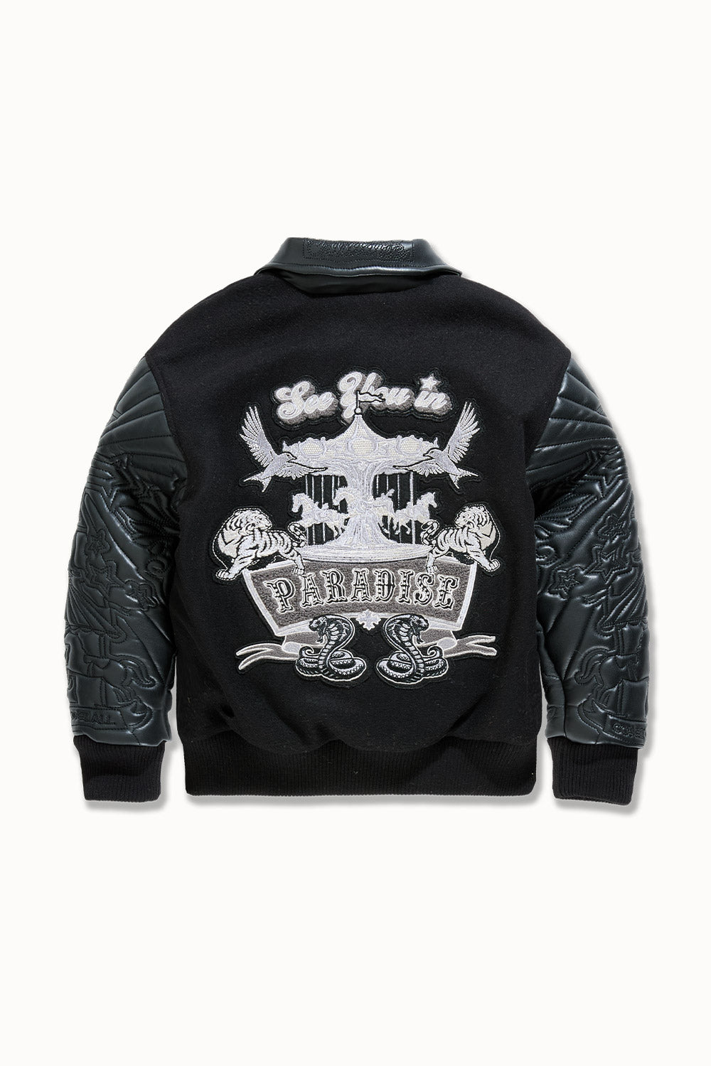 SYIP Varsity Jacket 91667 - Black