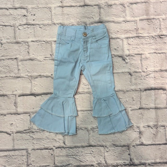 Powder Blue Double Layer Jeans