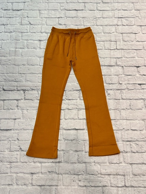 Stacked Joggers Wheat