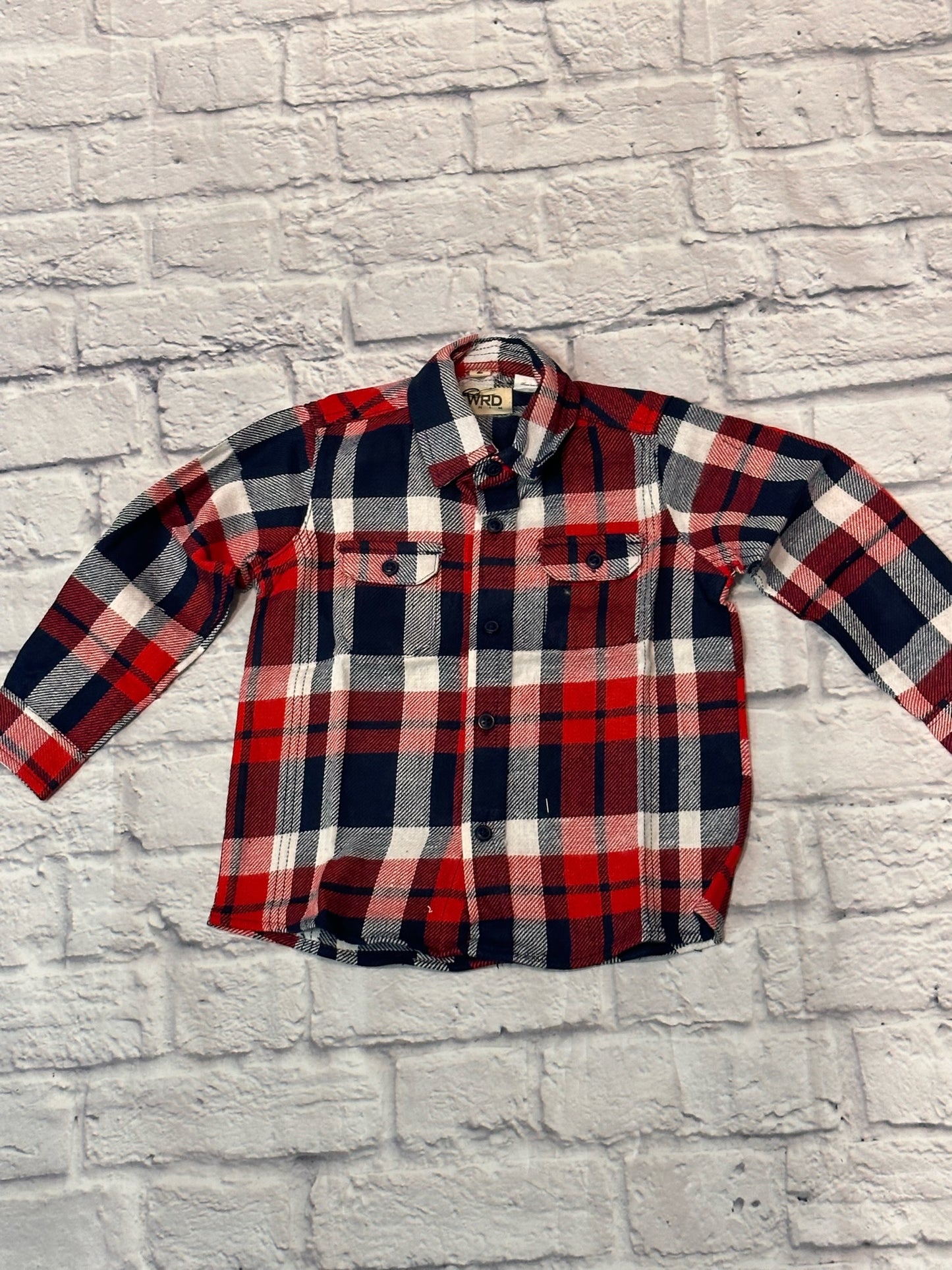 Plaid LSV Shirt - Red