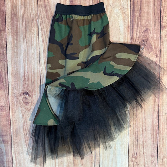 Camo Tulle Skirt