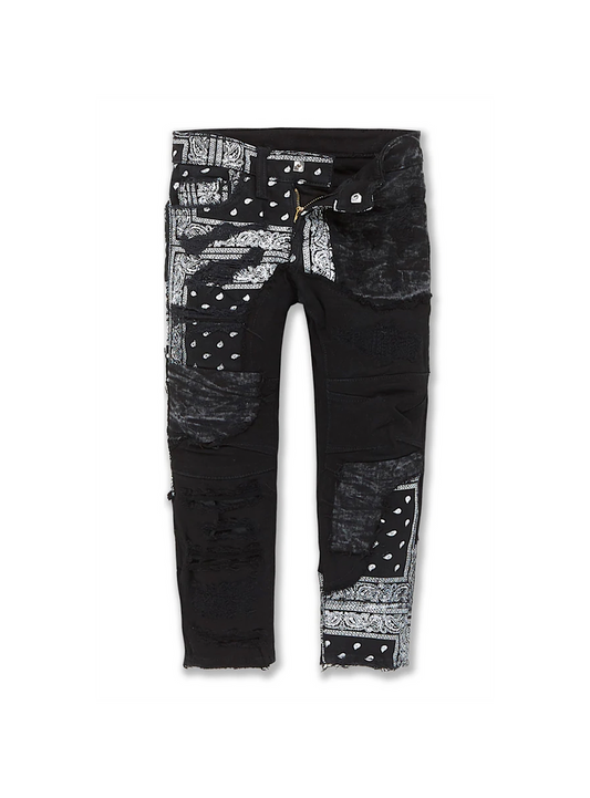 JC Bandana Black Jeans